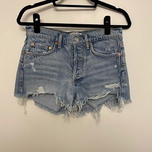 AGolde parker vintage cutoff shorts